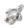 Brass with Cubic Zirconia Pendants KK-C119-11P-2
