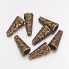 Tibetan Style Alloy Bead Cone X-TIBEB-00821-AB-NR-1