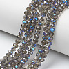 Electroplate Glass Beads Strands EGLA-A034-T2mm-I10-1