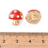 Rack Plating Alloy Enamel European Beads PALLOY-S189-48G-2