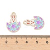 Easter Alloy Enamel Pendants ENAM-I055-01KCG-09-3