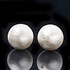 Compressed Cotton Pearl Beads WOVE-S114-12mm-13-1