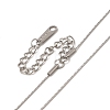 304 Stainless Steel Coreana Chain Necklace for Women NJEW-G097-03P-2