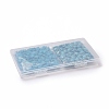 210 Pcs 2 Sizes Synthetic Turquoise Turtle Beads G-NB0001-34-4