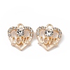 Alloy Crystal Rhinestone Pendants FIND-C019-03KCG-2