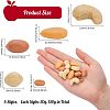 150G 5 Style Opaque Resin Imitation Nuts Ornaments RESI-CA0001-43-2