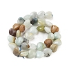 Natural Flower Amazonite Beads Strands G-B022-29C-4