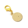 Smiling Face Alloy Enamel Pendant Decorations HJEW-JM02890-5