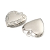 Heart Brass Locket Pendants KK-A276-13P-2