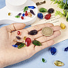 30Pcs 15 Styles Transparent Glass Pendants GLAA-TA0001-34-5