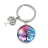 Alloy Glass Keychains KEYC-YW00008-01-1