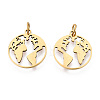 201 Stainless Steel Pendants STAS-S105-T562D-2-1