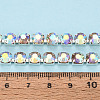 Brass Rhinestone Strass Chains CHC-T001-SS28-02S-2