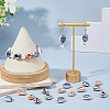 27Pcs 3 Colors Handmade Porcelain Beads PORC-FH0001-18-4