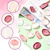Polyester Artificial Rose Flower Petals AJEW-WH20067-107F-3