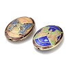 Handmade Cloisonne Beads CLB-Z001-09G-2