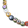 Handmade Evil Eye Lampwork Beads Strands LAMP-G166-04B-03-3