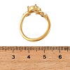 Ocean 304 Stainless Steel Rhinestone Cuff Open Rings SA-CBA183D-08B-G-3