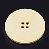 4-Hole Wooden Buttons X-WOOD-S040-40-3