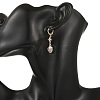 Natural Gemstone Leverback Dangle Earrings EJEW-JE07371-6