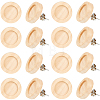 SUNNYCLUE 40Pcs Wooden Stud Earring Findings FIND-SC0008-96A-1