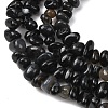 Natural Black Agate Beads Strands G-L655-A01-01A-4