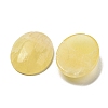 Natural Yellow Jade Cabochons G-C115-01B-14-2