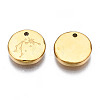 316 Surgical Stainless Steel Charms STAS-S116-418F-G-3