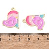 Alloy Enamel Pendants AL-CBA292F-01K-G-3