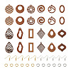 DIY Geometry Drop Earring Making Kit DIY-TA0003-79-9