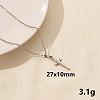 Stylish Stainless Steel Sword Pendant Necklace for Women GL2077-5-1