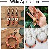 60Pcs 3 Styles Printed Natural Wood Beads WOOD-YW0001-31-6