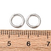 Brass Closed Jump Rings KK-CBA75F9-01-3
