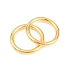 Brass Closed Jump Rings KK-D257-01G-01-2
