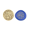 Merry Christmas Wax Seal Brass Stamp Head AJEW-Z031-04G-17-1