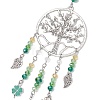 Alloy Tree of Life Pendant Decoration HJEW-TA00228-4