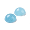 Natural White Jade Cabochons G-G506-8mm-2