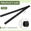 2Pcs POE Plastic Anti-slip Heat Shrink Tubing for Fish Rods AJEW-BC0010-95C-2