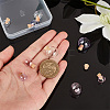   9 Sets 9 Style Transparent Glass Bottles Pendants Small DIY Bottles with Cork AJEW-PH0011-15-5