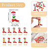20Pcs 10 Colors Boot Baking Paint Glass Enamel Beads LAMP-TA0002-79-4