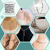 4 Yards Alloy Rhinestone Link Chains LCHA-PH0001-02P-5