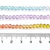 Transparent Painted Glass Beads Strands LS-DGLA-A034-T3mm-A12-3