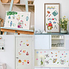 8 Sheets 8 Styles PVC Waterproof Wall Stickers DIY-WH0345-128-6