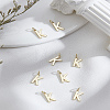 8Pcs Brass Charms KK-LP0001-85K-1