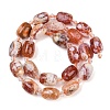 Natural Fire Crackle Agate Beads Strands G-K393-G01-10x14-3