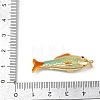 Brass Enamel Pendants KK-L255-03G-B01-3