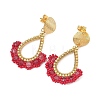 201 Stainless Steel Stud Earrings EJEW-MZ00809-6