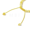 6mm Round Dyed Natural Jade Imitation Beeswax Braided Bead Bracelets for Women Men BJEW-C067-01A-05-4