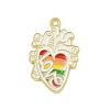 Pride Alloy Enamel Pendants ENAM-I060-09B-1