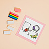 Custom PVC Plastic Clear Stamps DIY-WH0448-0455-2